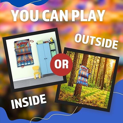 Miniatura 5 de Flippin Rings  Juego de lanzamiento de anillos para adultos y niños  Juego de cueva de hombre estilo carnaval  Juego de pared XL  Es un buen momento