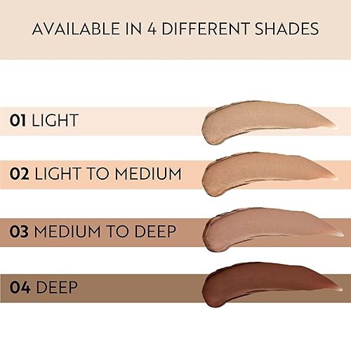 Miniatura 6 de M. Asam Magic Finish - Mousse de maquillaje de porcelana (1.01 onzas líquidas)  imprimación, base, corrector y polvo 4 en 1 con cobertura