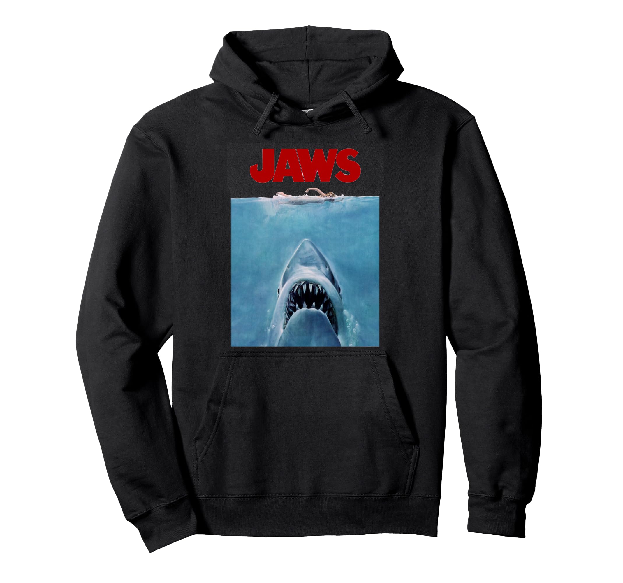 Cotton Soul Felpa Uomo Jaws Poster Scratch Grigio Mélange Taglie X-Large
