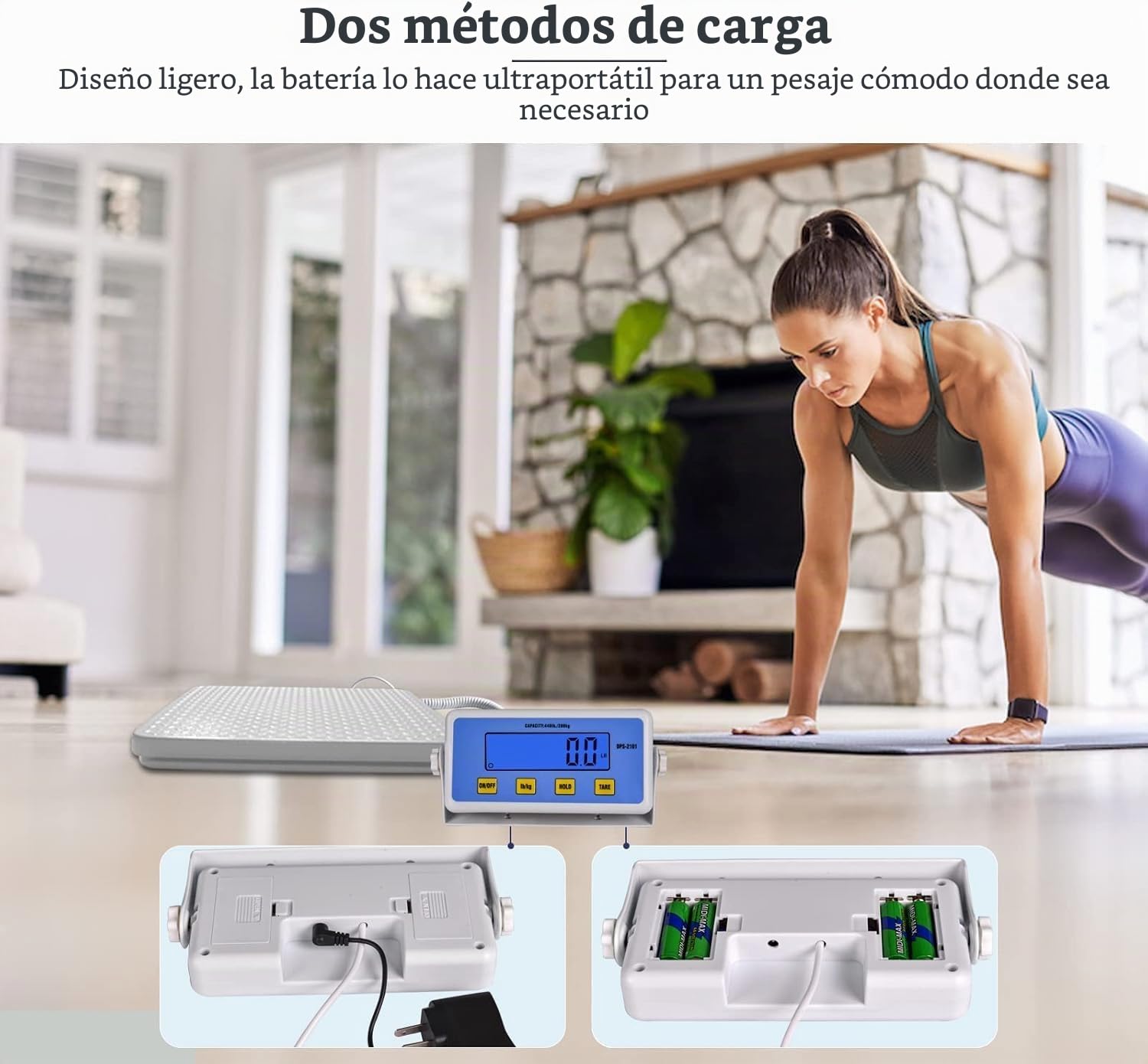 Báscula Médica de 200 kg, Báscula Corporal Profesional, Báscula Digital de Alta Precisión para Médicos Gimnasios en Casa y Oficinas