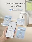 DREO Portable Air Conditioners, 10,000 BTU ASHRAE (6,000 BTU DOE) Smart AC Unit for Room with Drainage-free Cooling, APP/Voice/Remote, Fan & Dehumidifier, Quiet Standing AC for Bedroom, AC319S New
