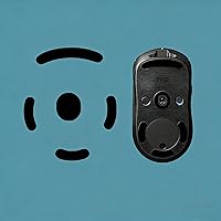 Vista 6 de WFB 2 juegos de patines de ratón rápidos 5.1 con bordes curvados redondeados para Logitech G Pro Superlight Wireless Gaming Mouse Feet Reemplazo