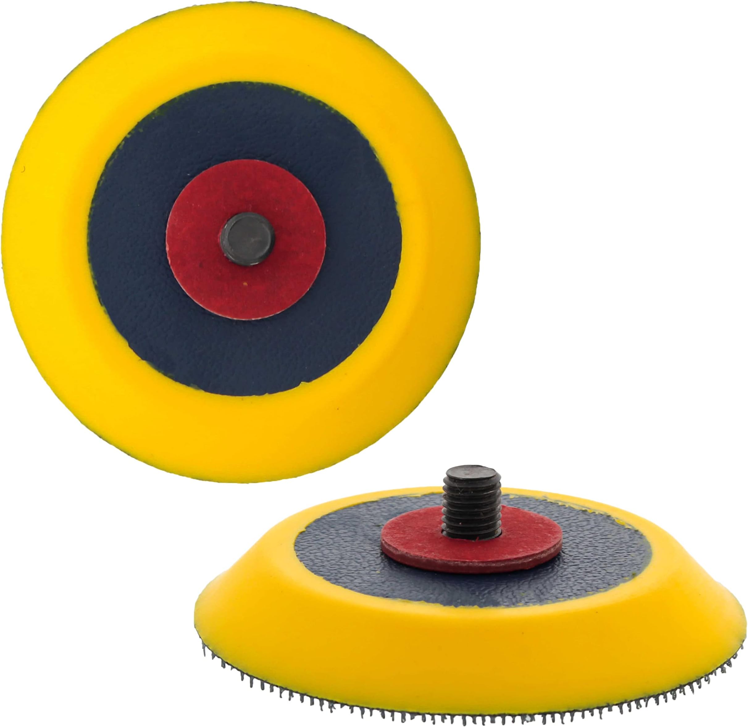 Dura-Gold Pro Series 3" Hook & Loop DA Backing Plate Pad, 2 Pack - Flexible Dual-Action Random Orbital Sander Polisher Pad, 5/16" Threads For Auto Woodworking Sandpaper Sanding Car Polishing Detailing