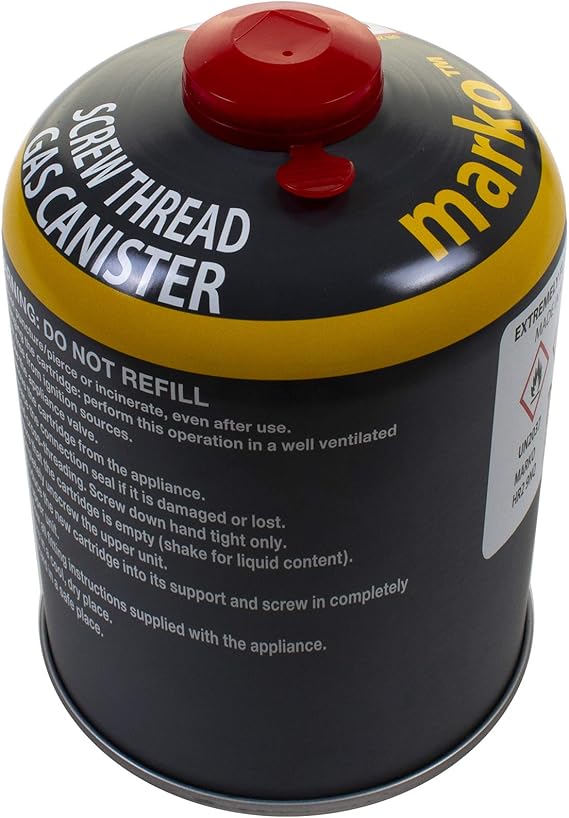 marko Outdoor 450g Gas Canisters Screw Thread Butane Propane Stove