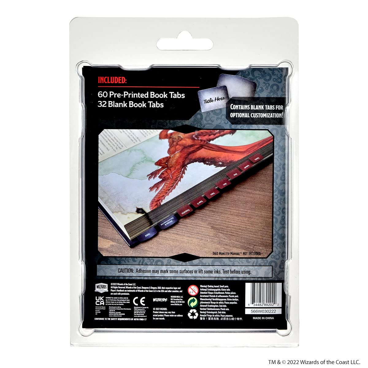 Amazon.com: WizKids D&D Book Tabs: Monster Manual : Wizkids
