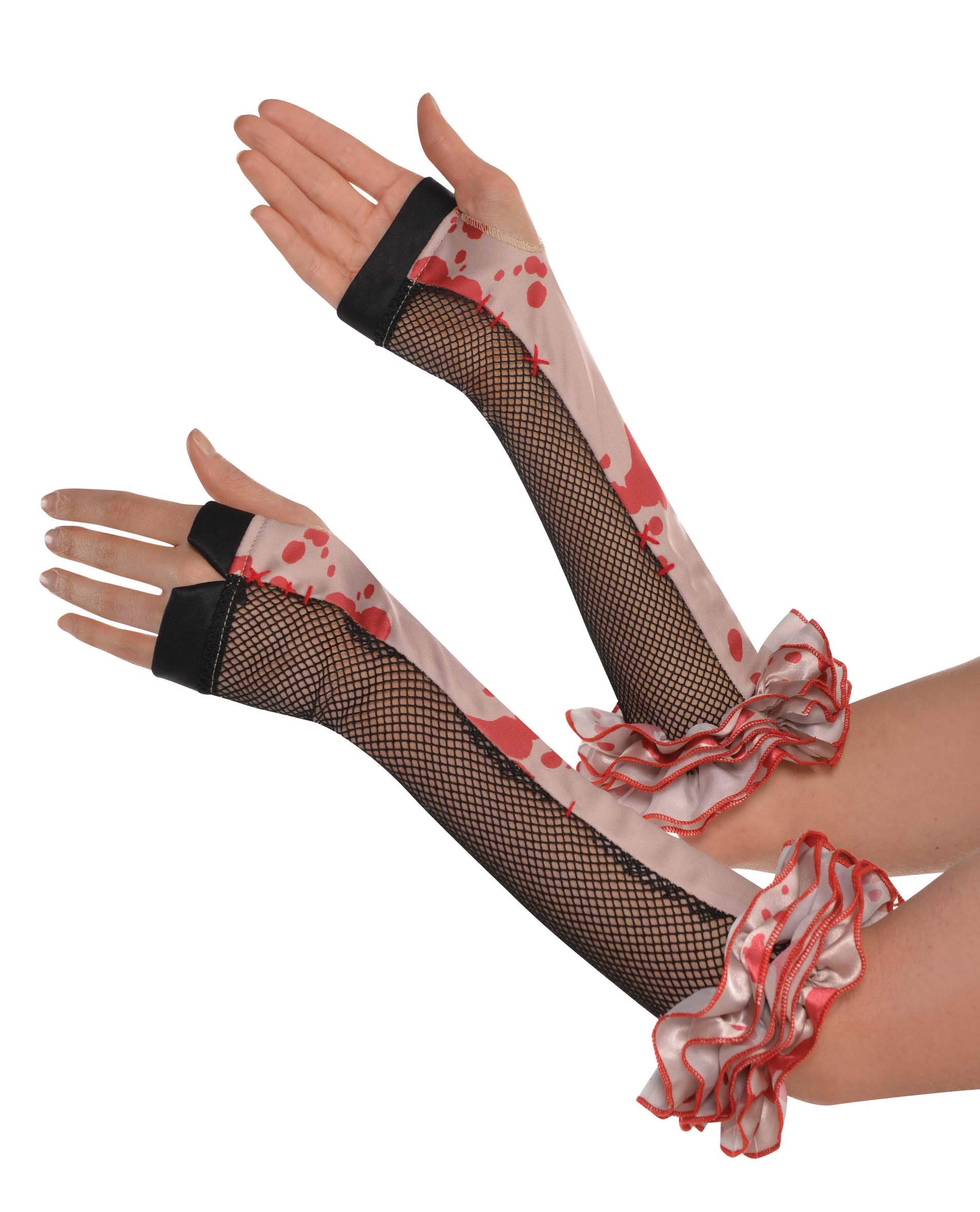 Amazon.com: amscan Bloody Clown Arm Warmers, Multicolor, One Size