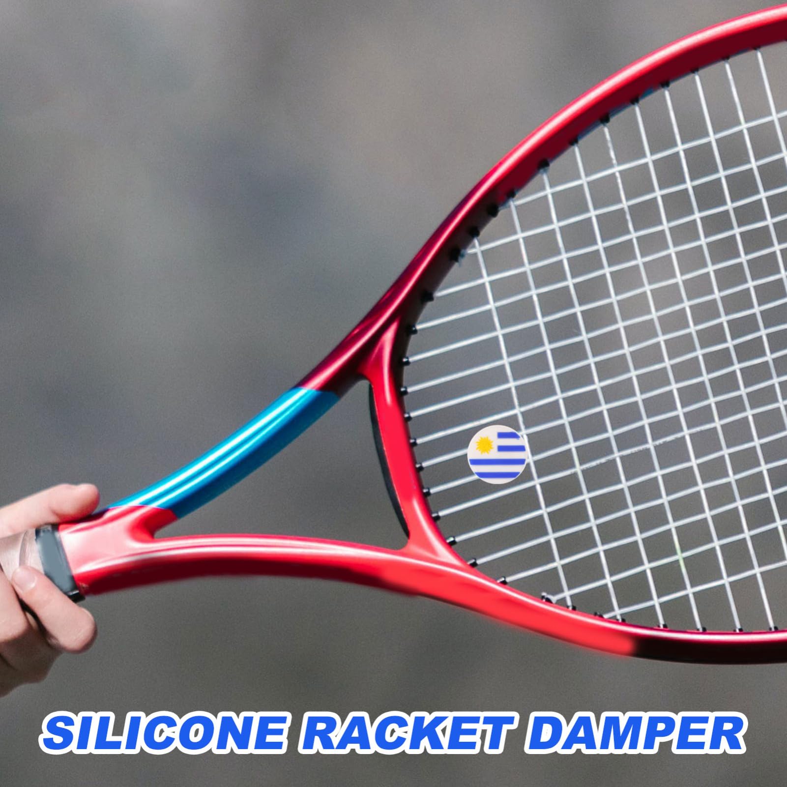 TOYANDONA 30stücke Tennis Racket Dämpfer Mit Uruguayanischem Flaggen-Design Effektiver Stoßdämpfer Für Vibrationen Für Tennisliebhaber Altersgruppen
