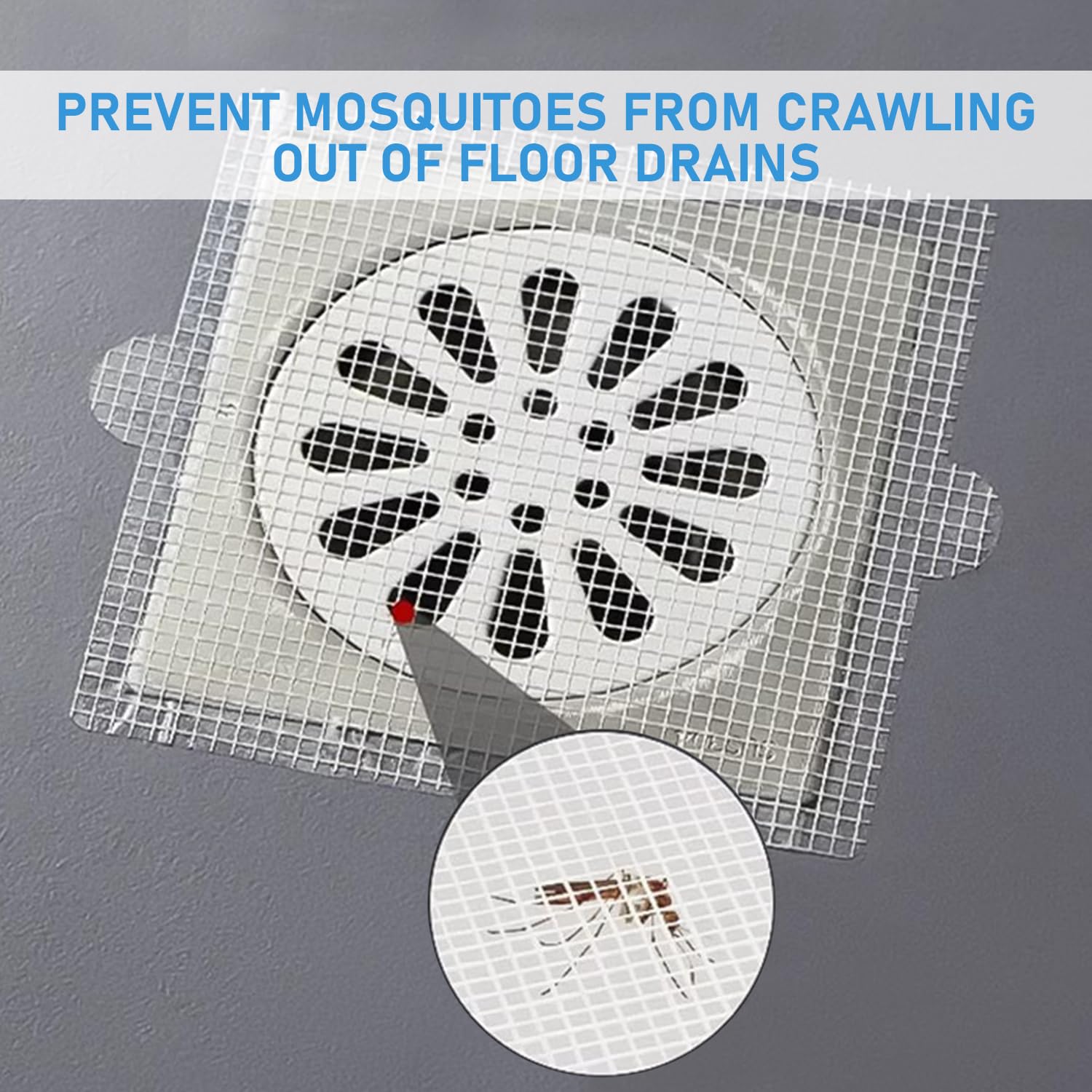 50 Filtri Adesivi Per Scarico Doccia - Rete Anti-Blocco Per Capelli - Foto 2