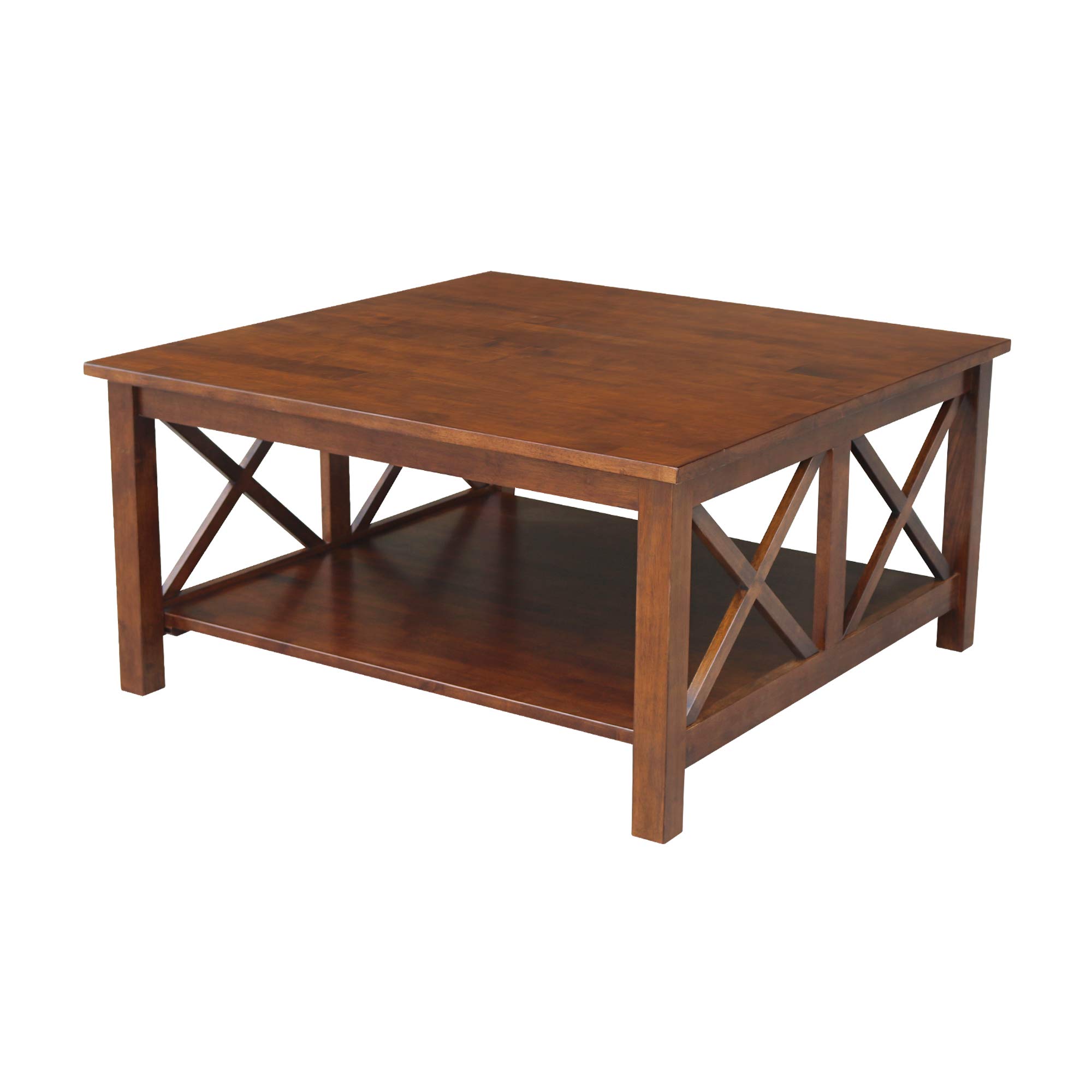 Solid Wood Hampton Square Coffee Table, Espresso