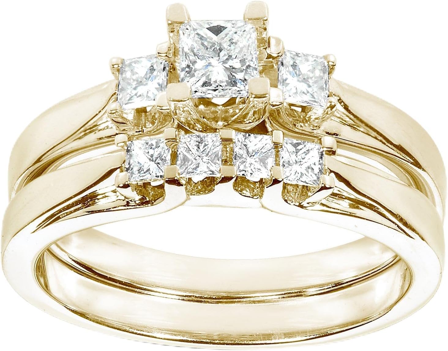 Kobelli Diamond Wedding Set 1/2 carat (ctw) in 14K White or Yellow Gold