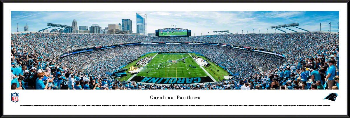 Carolina Panthers - NFL Panoramic Poster and Wall Décor by Blakeway Panoramas