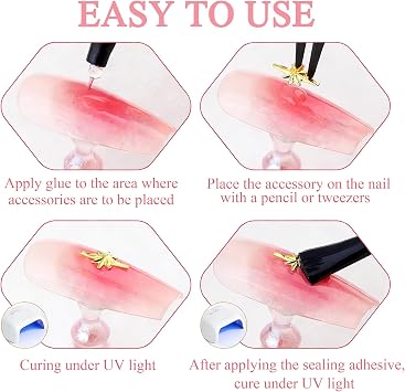 3D Nail Charms, 4 Boxes Nail Gems Gold Silver Rhinestones for Nails with Tweezers, Charms Y2K for Nails, Assorted Styles Bows Stars Pearls Cross Nail Charms for Women Girls Nails Art DIY Accessories