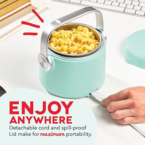 Miniatura 5 de DASH Hot2Go Calentador de alimentos personal (20 onzas) - Aqua