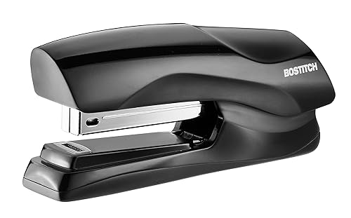 Bostitch Grapadora resistente para oficina, capacidad de 40 hojas, sin atascos, tira completa, para aula, oficina o escritorio, color negro