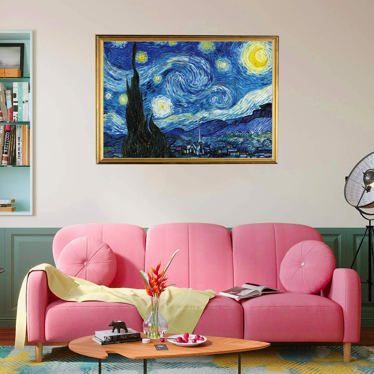 Puzzle 1000 Pièces Nuit étoilée Vincent Van Gogh 70 x 50 cm Puzzle Adulte Jeu éducatif Art