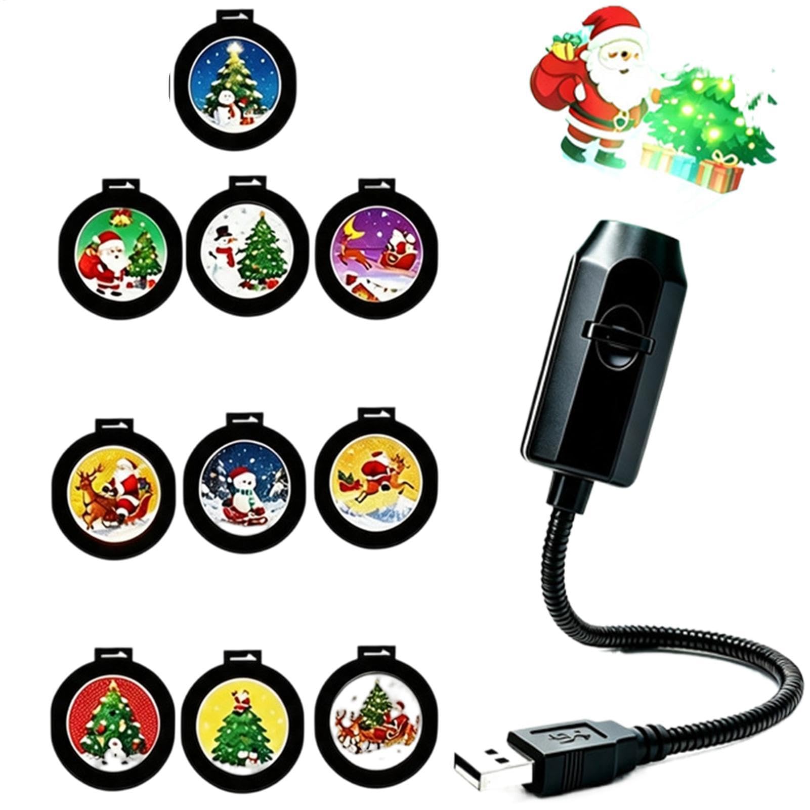Christmas Projector, Christmas Window Projector with 20 Topic Slides