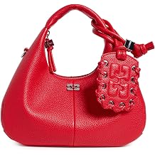 Ganni Women's Mini Grained Hobo Bag