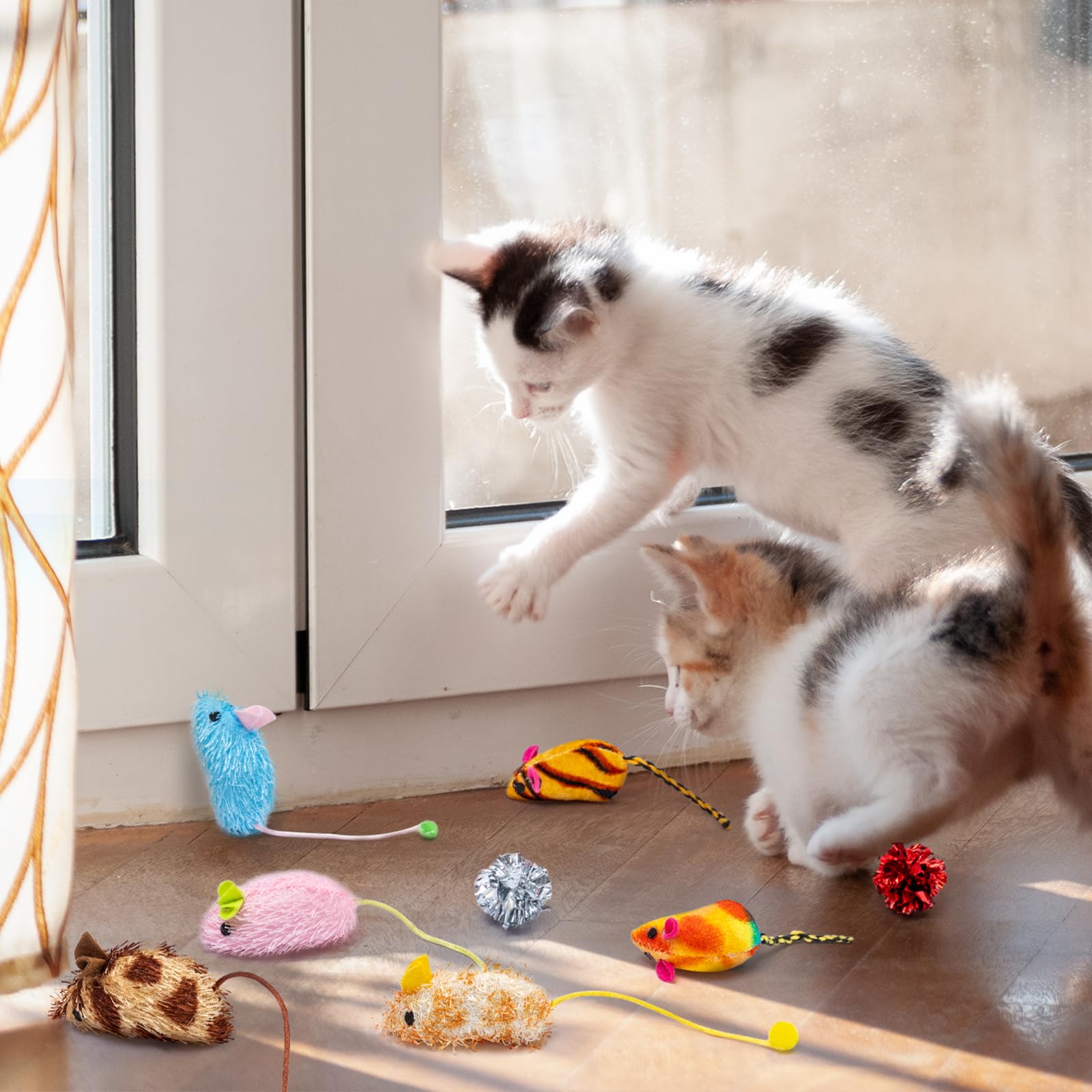 Giochi per gatti,Giocattoli Erba Gatta per Gatti,Sicuri e Divertenti,Forme Multiple