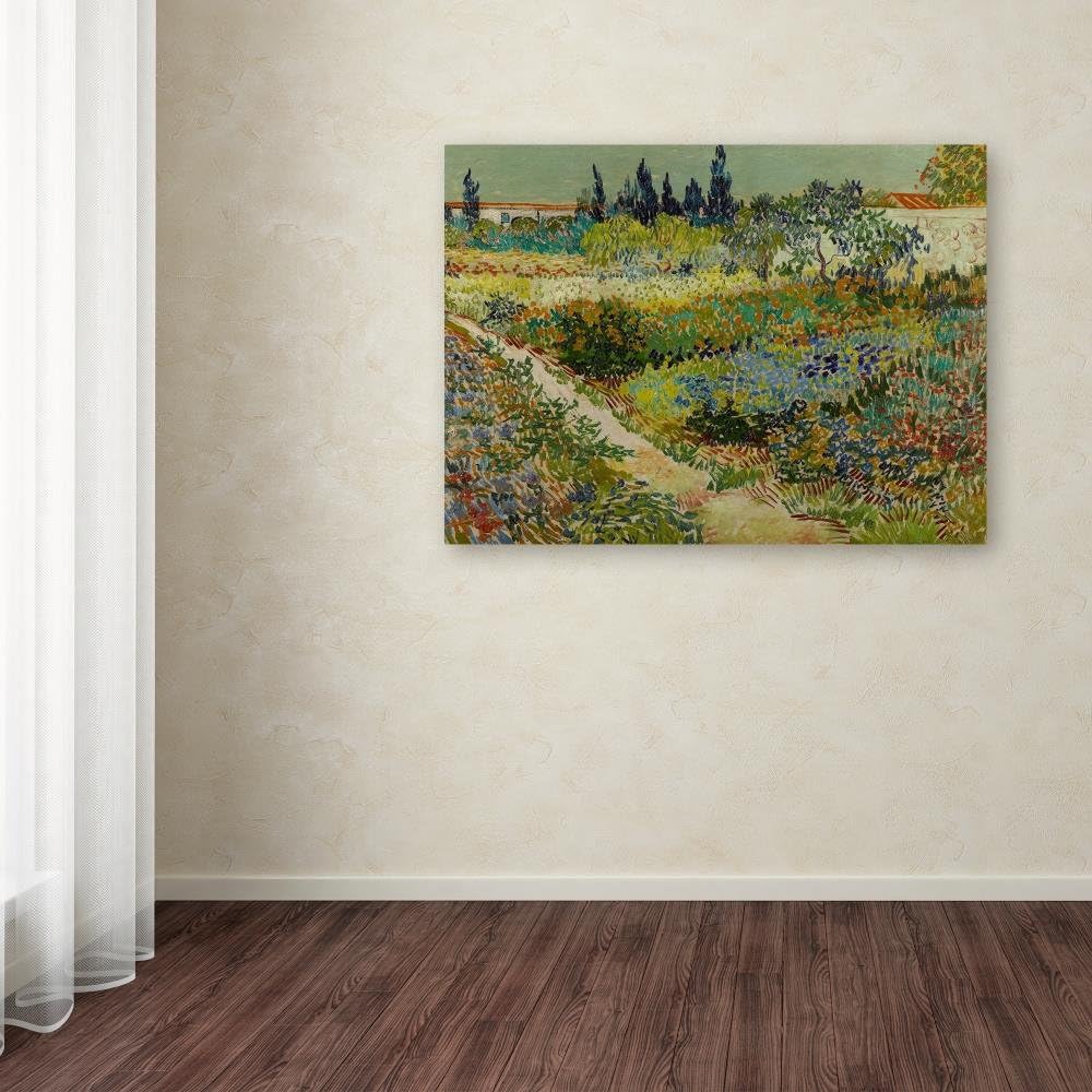 Vincent Van Gogh Garden at Arles Canvas Art 24'' x 32''