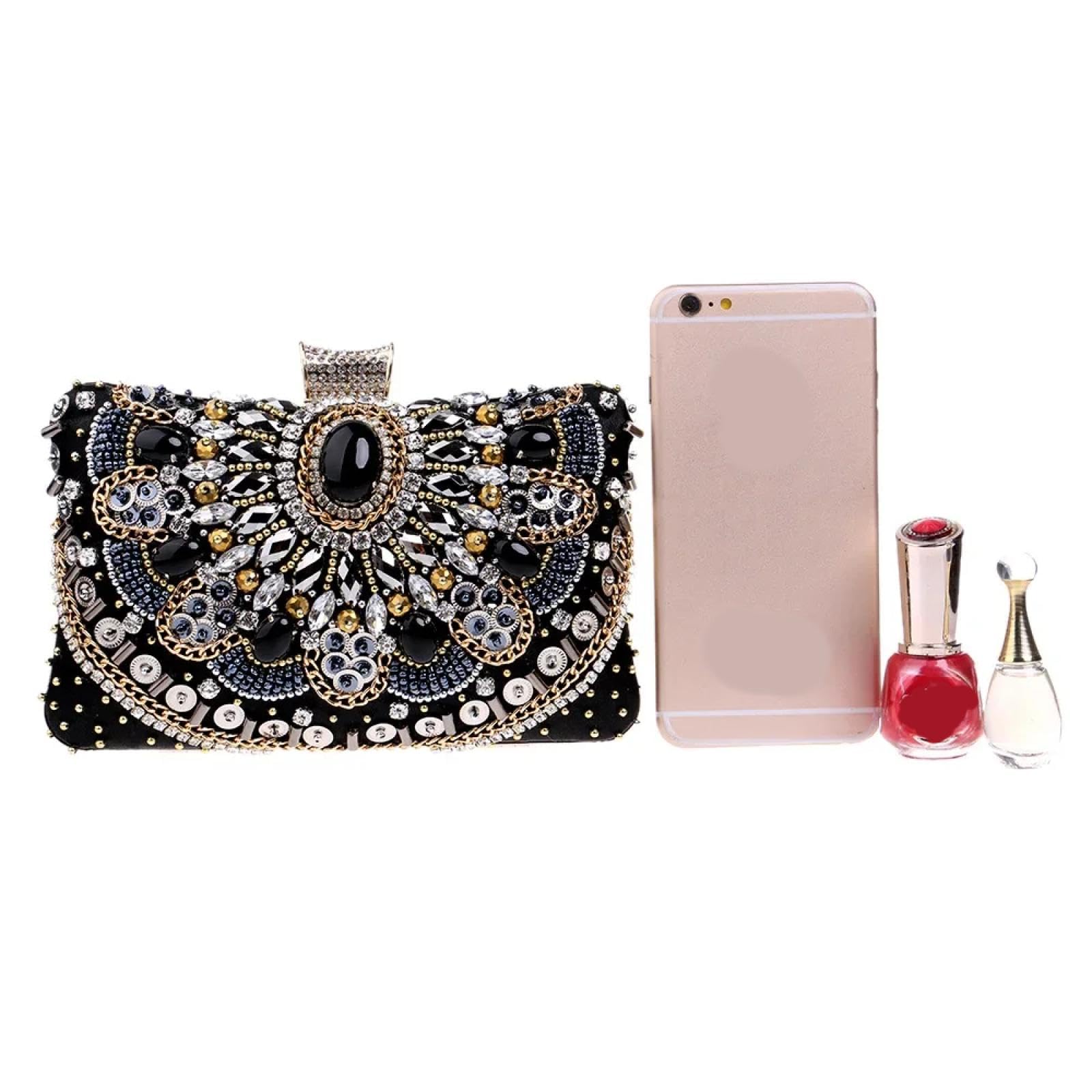 Abendtasche Damen Clutch Elegante Bestickte Abend Tasche Vielseitig Für Damen Kleider Clutch Beliebt