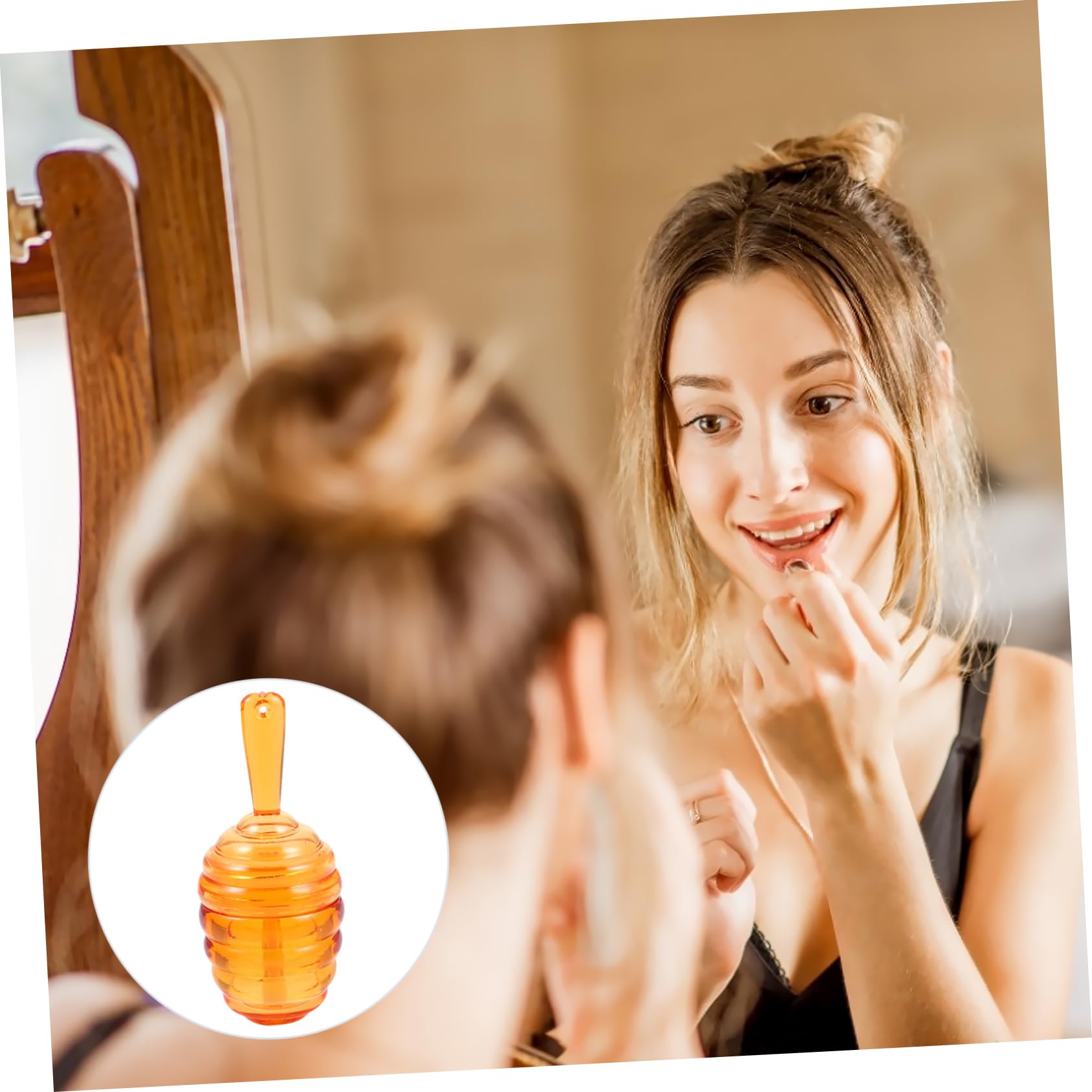 Beaupretty 20 Stück Wabenförmige Lipgloss Tuben Braun Nachfüllbar Lippenbalsam Behälter Reisefreundlich Kreative Lippenpflege