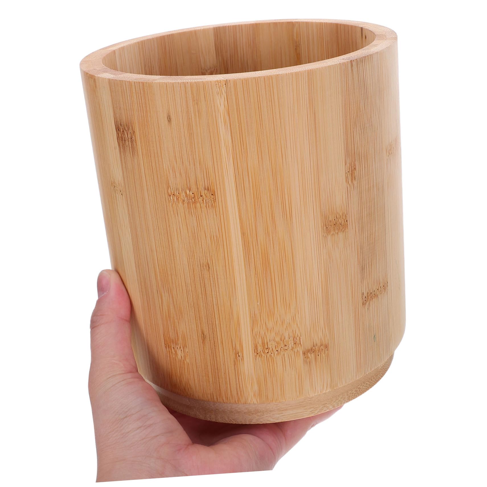 ULTECHNOVO Porte-ustensiles Organisateur Rotatif pour Ustensiles de Cuisine Style Campagnard