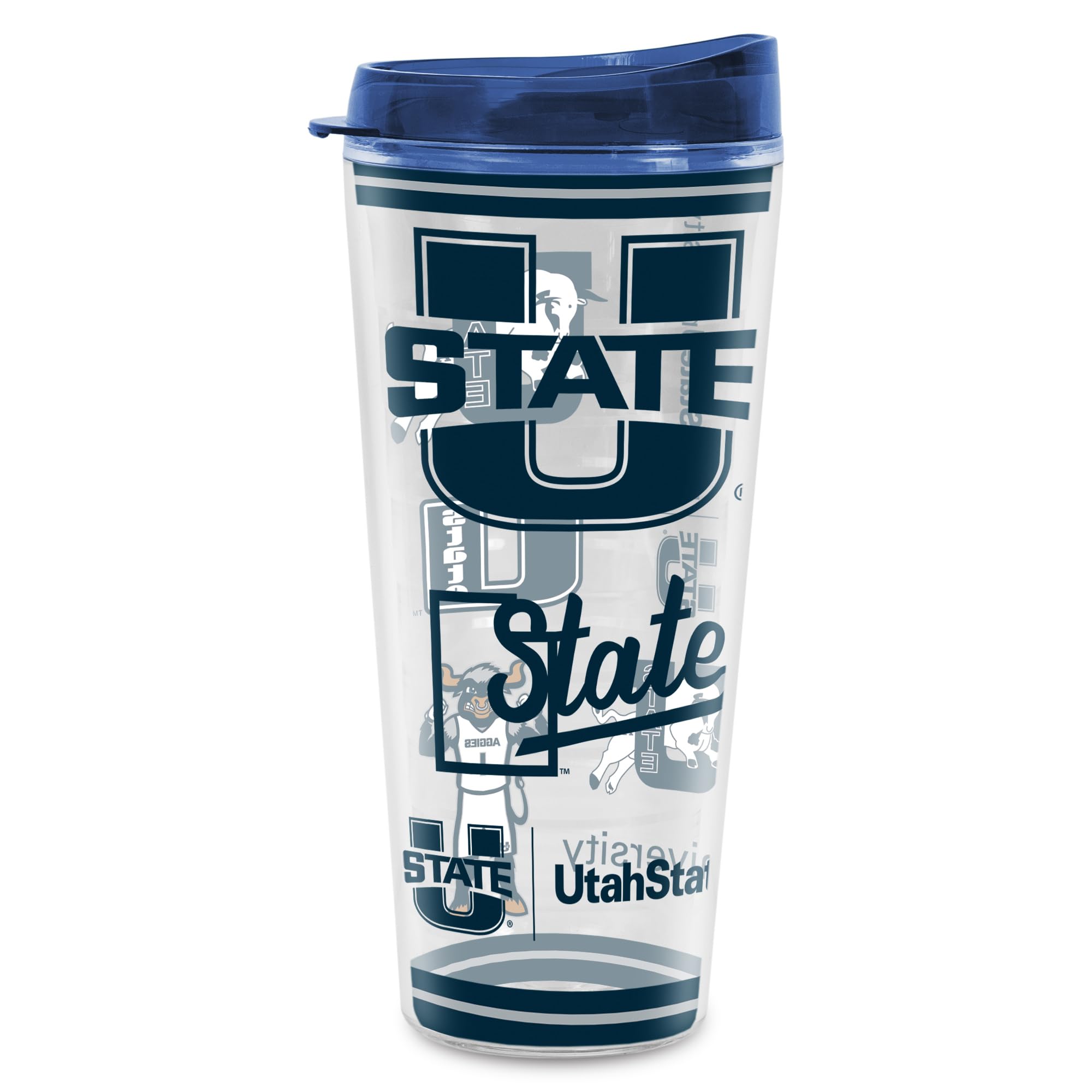 Rico Industries NCAA College Double Wall Mayhem 16oz Or 20oz Tritan Tumbler W Lid