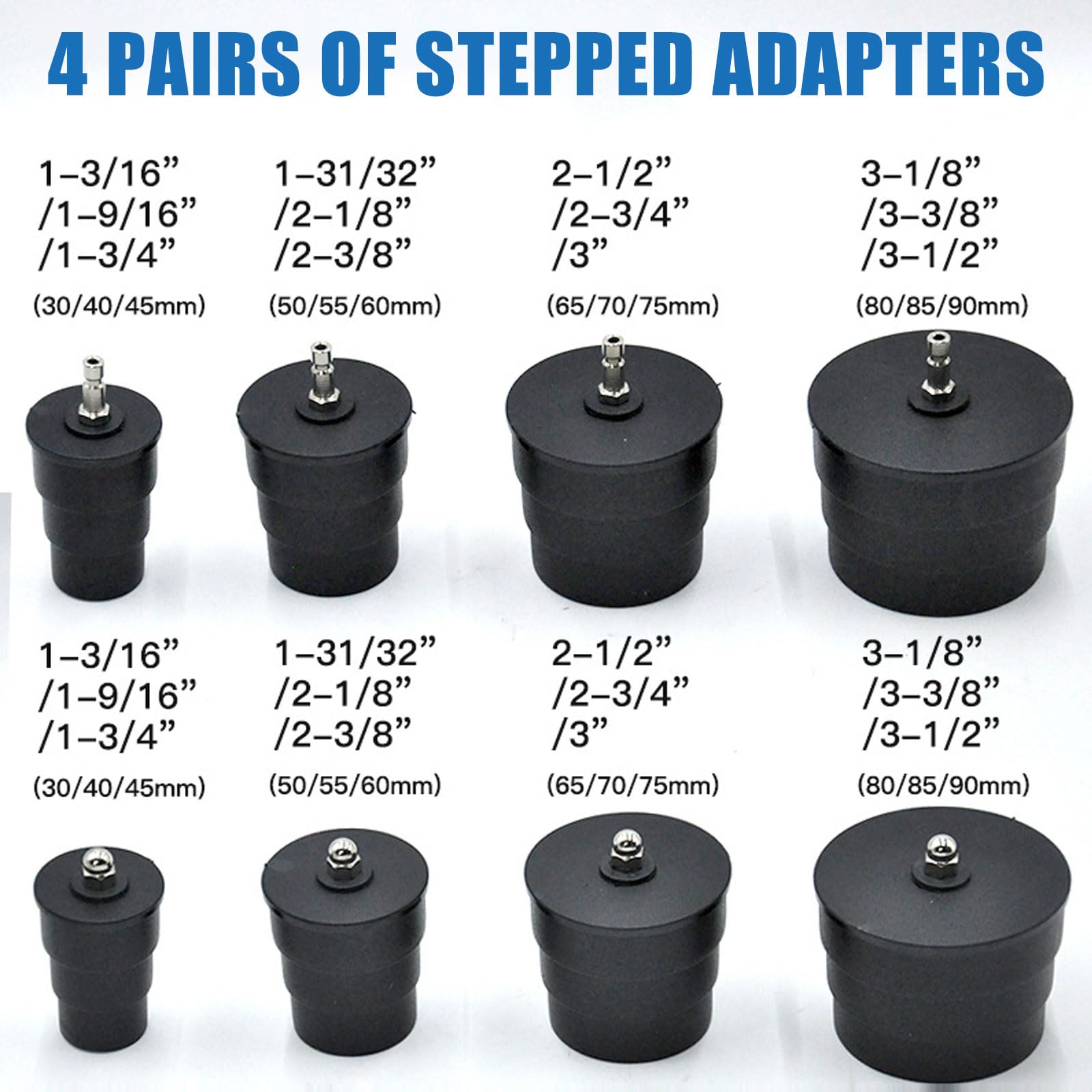 9tlg Turbolader Ladeluft System Adapter Satz Ladeluftkühler Abdrücksatz Tester Prüfwerkzeuge für Ladeluftschläuche, Abgasturbolader und Kompressorsysteme