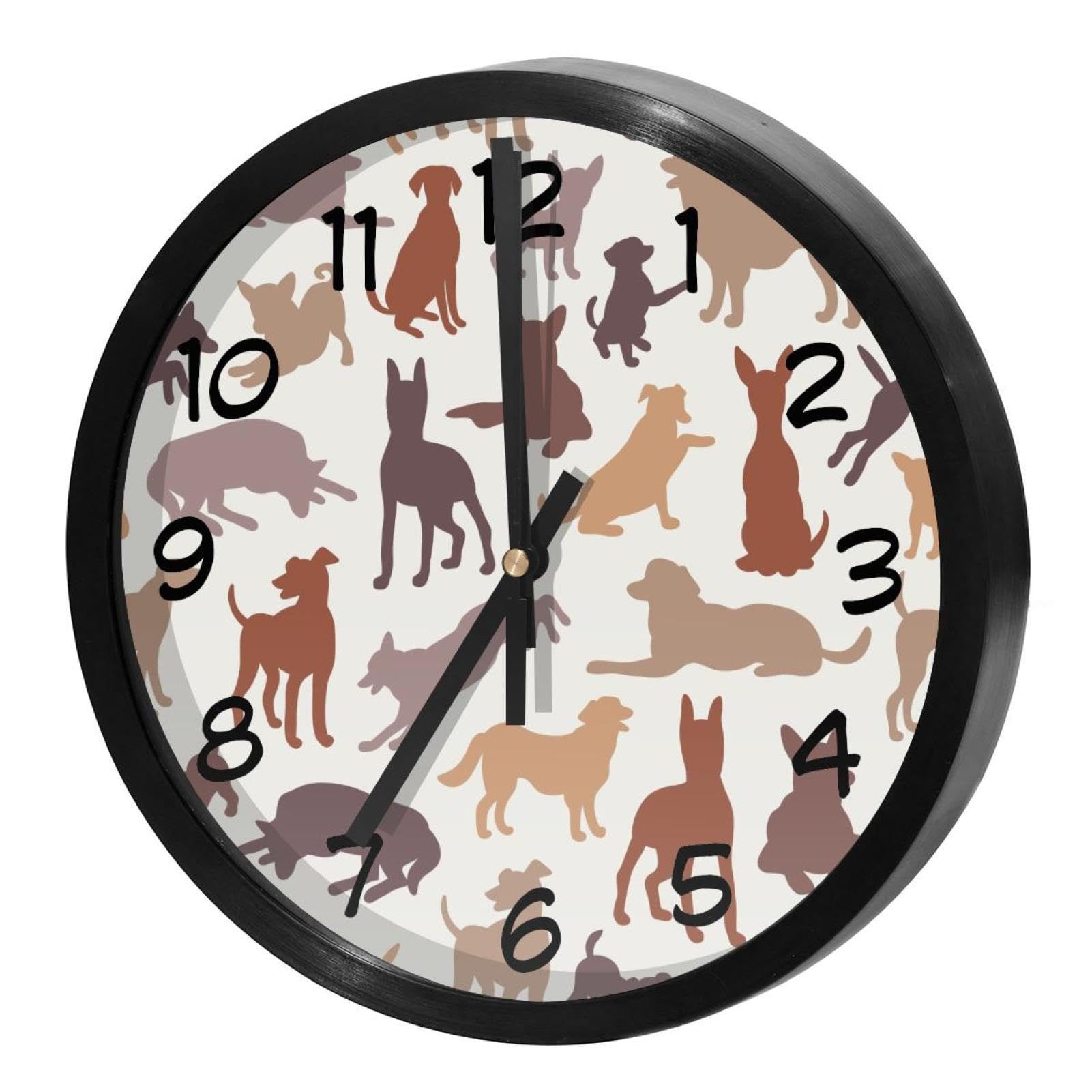 Horloge murale sans tic-tac à piles pour maison et salle de classe