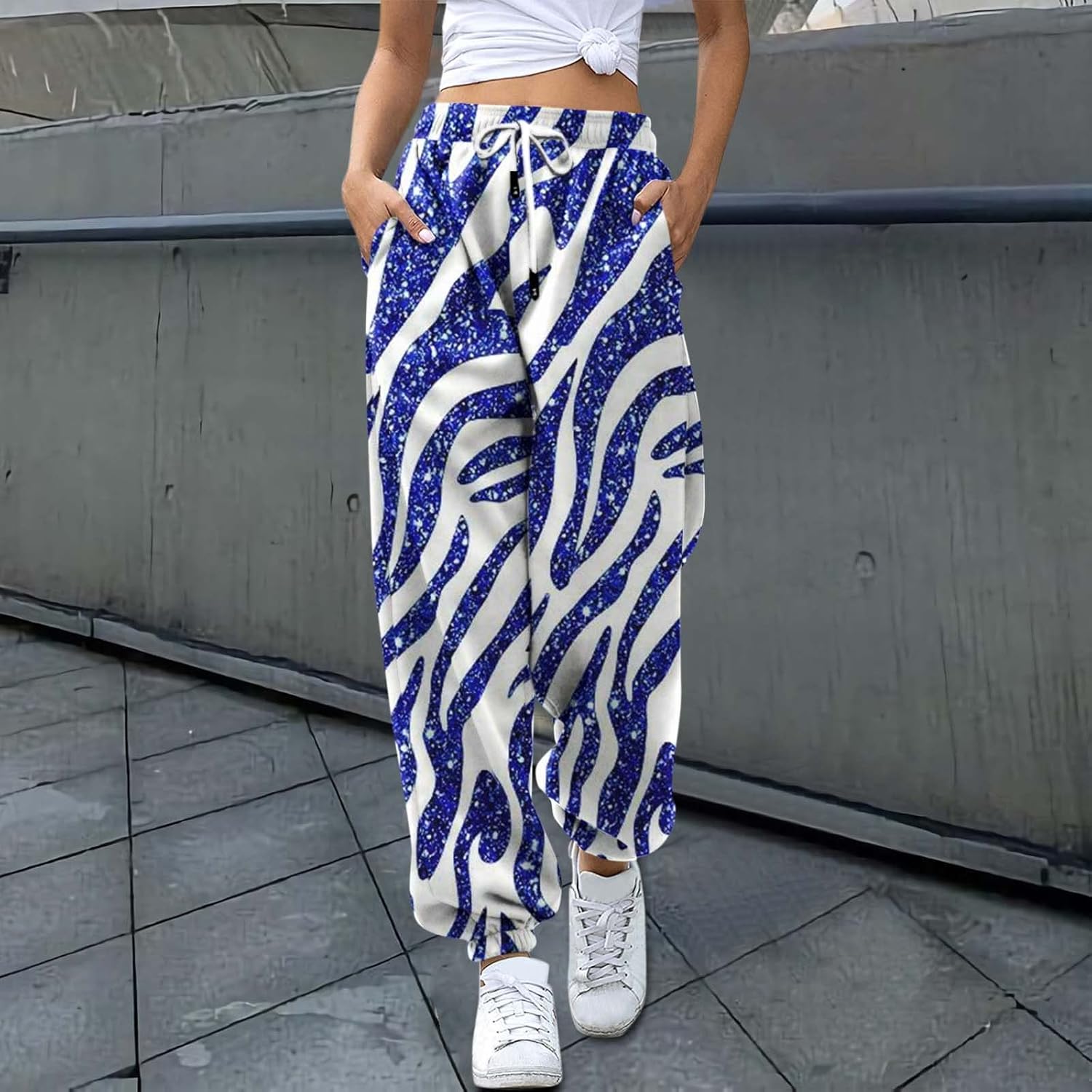 Womens Sweatpants Wide Leg Pant Cinch Bottom Trousers Workout Running Athletic Pants Spring Summer : Clothing, Shoes & Jewelry