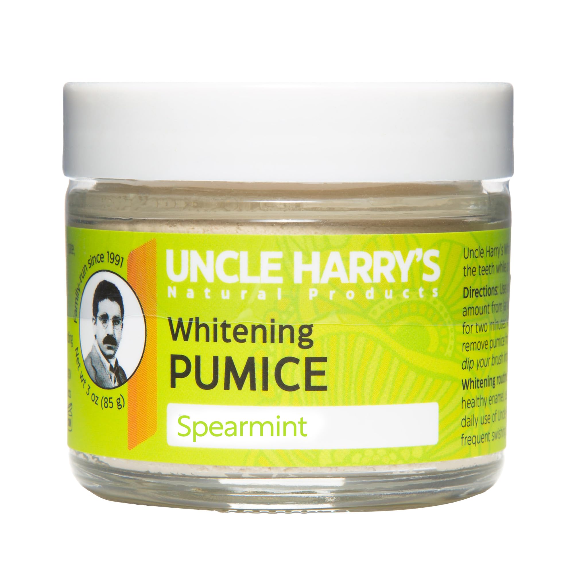 Spearmint Sensitive Teeth Whitening Toothpaste Polish | Natural SLS Free Freshens Breath & Promotes Enamel | Toothpaste Fluoride Free