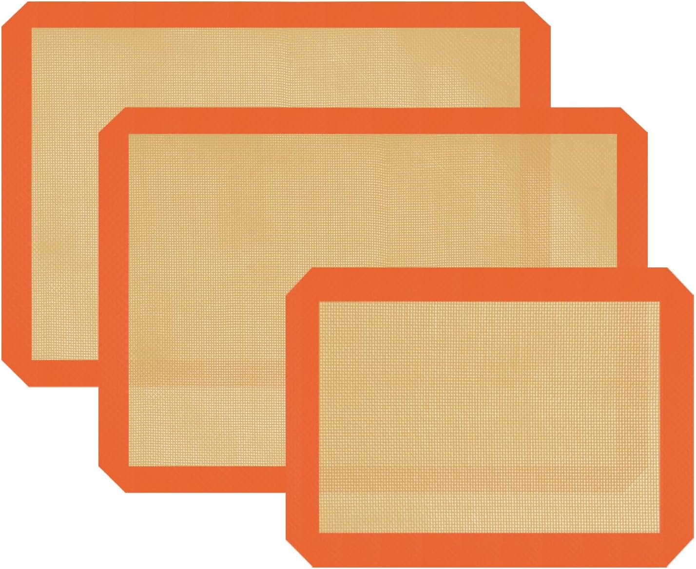 Silicone Baking Mat Set of 3, Silicone Baking Mats Cookie