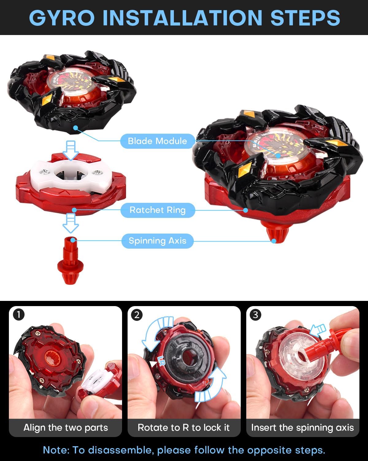 X Stadium Battle Set with X-Celeration Rail, 6 Right-Spin Tops, 2 Launchers and 1 Arena, Blade Battling Xtreme Game