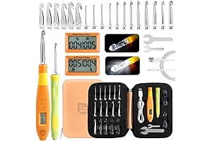 Light Up Electric Crochet Hook Set: Transform Your Crocheting Experience