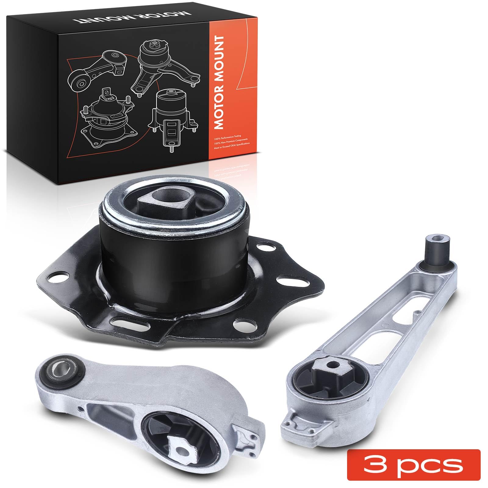 Frankberg 2x Supporti Motore 1x Supporto del cambio Compatibile con PT Cruiser 2.0 2.4 Combi Van