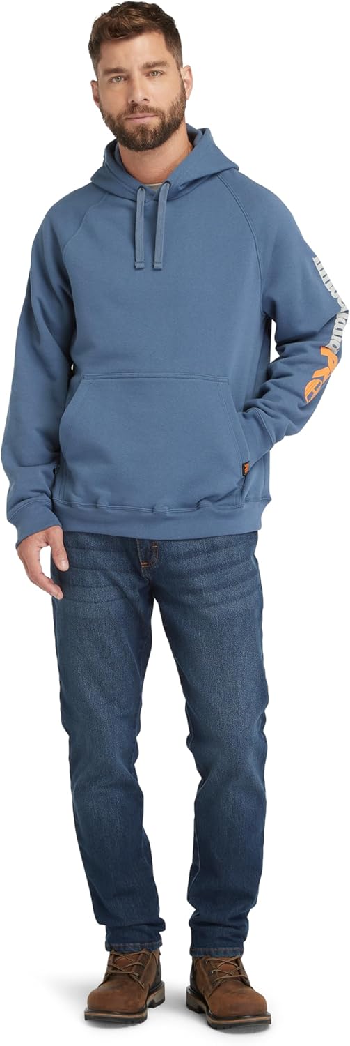 Timberland PRO Men's Hood Honcho Sport Pullover Hooded Sweatshirt, Vintage Indigo, Large - Image 2