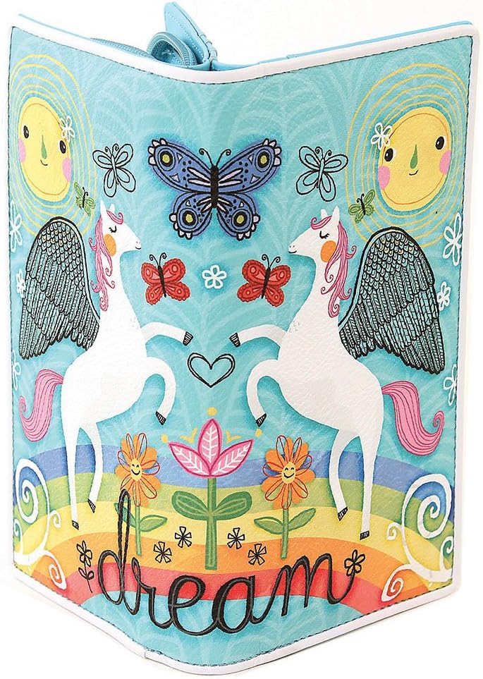 Rainbow, Flowers, Butterflies And Unicorns Bi-Fold Wallet