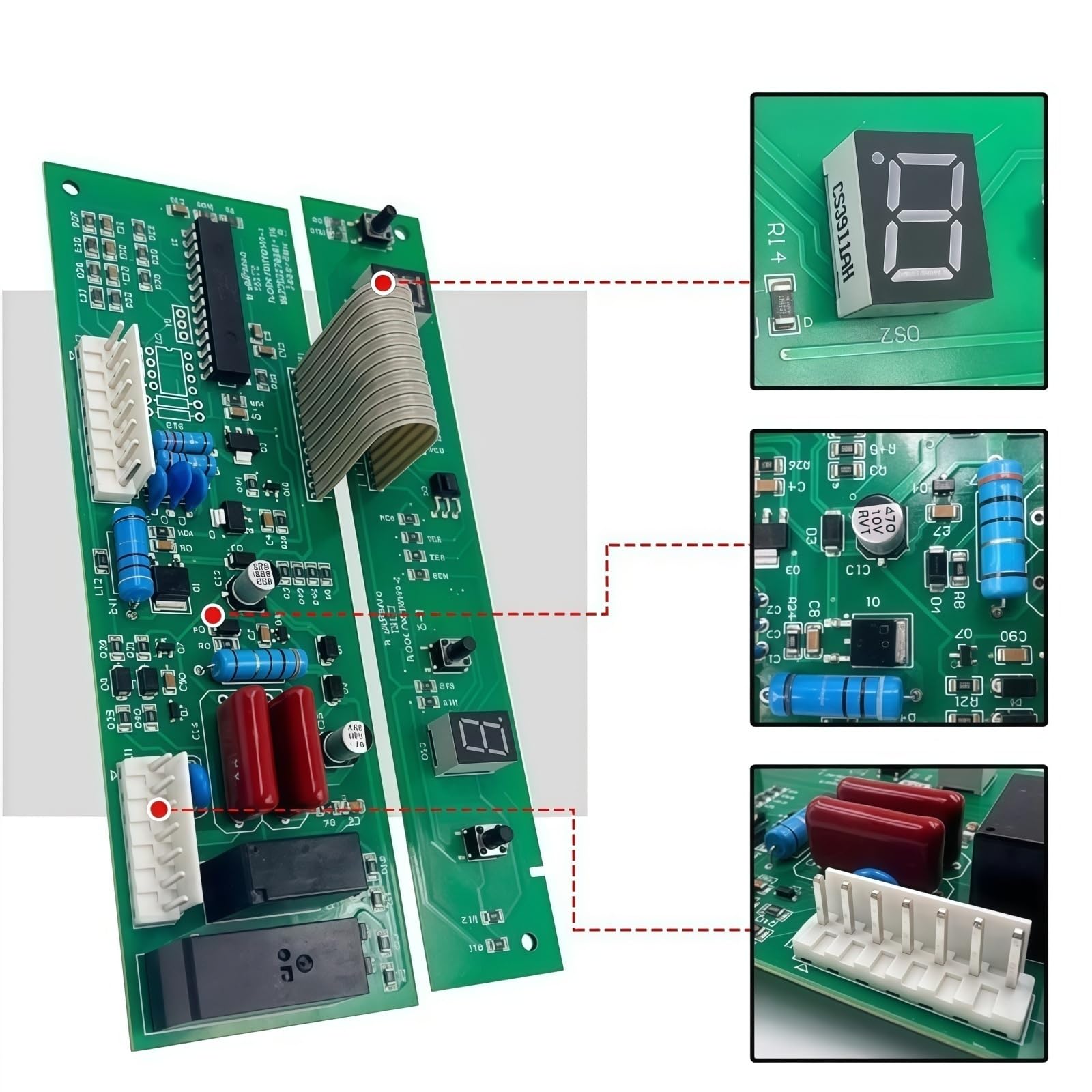 Placa principal de refrigerador, compatible con Whirlpool W10503278,