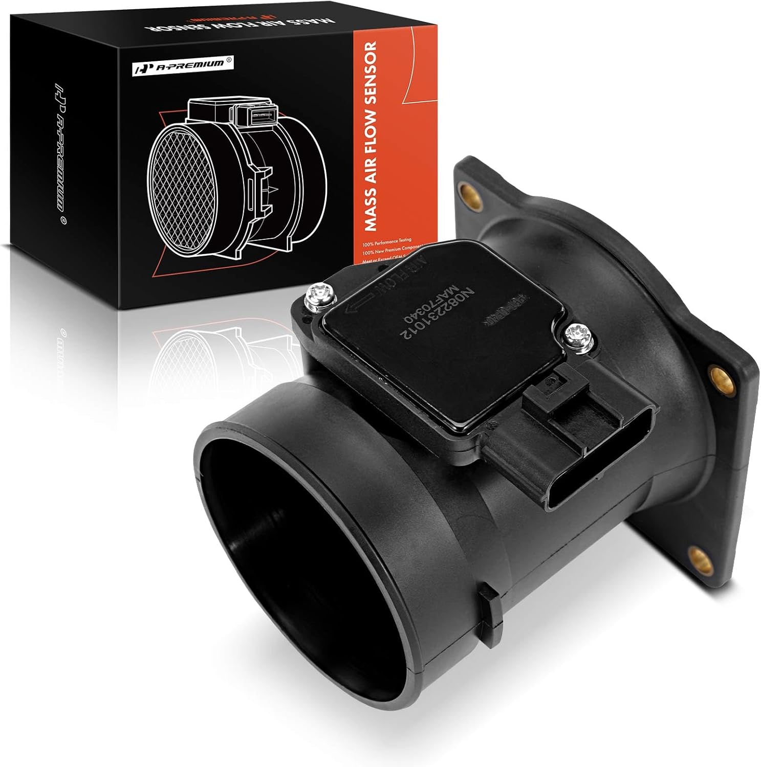 A-Premium Mass Air Flow Sensor Meter Assembly [with 6Pins] SOHC, 8Cyl 4.6L Compatible with Ford Crown Victoria 2003-2004 & Lincoln Town Car 2003-2011 & Mercury Grand Marquis 2003-2004 2007