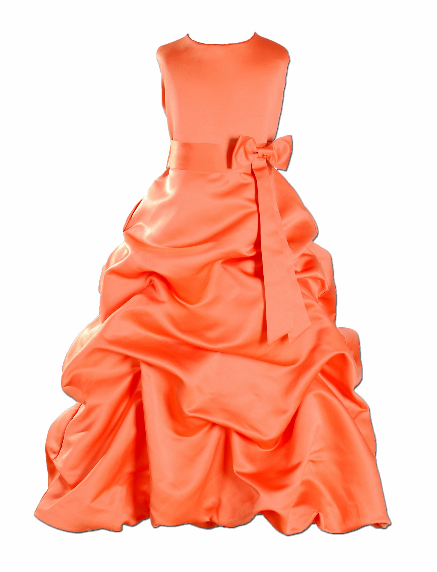 Cinda Orange Clothing Bridesmaid Dress 8-9 Years