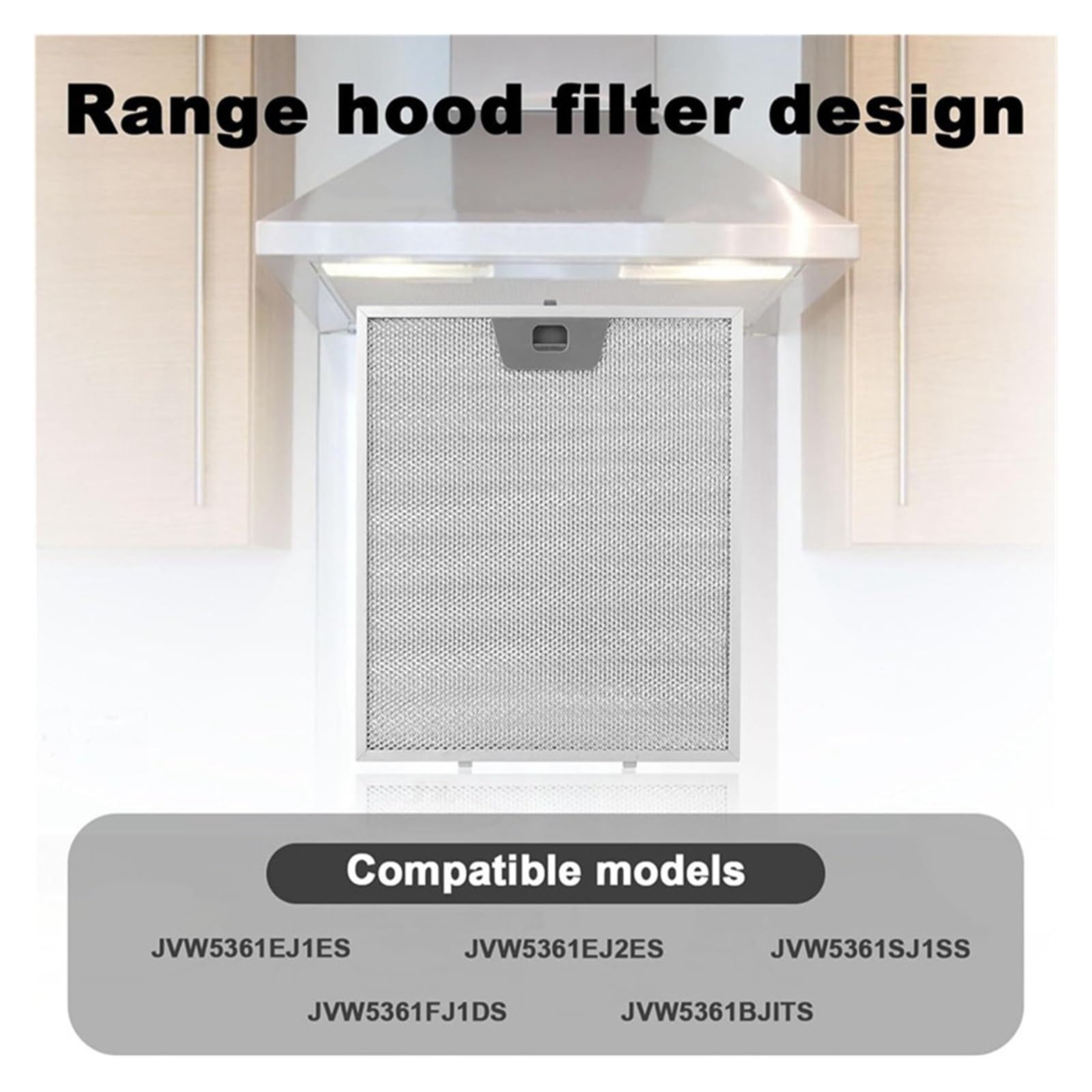 Filtro De Campana Extractora, Compatible Con GE, JVW5361SJSS