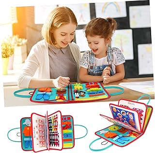 ibasenice Placa De Aprendizagem Infantil Placa Educacional Ocupada Placa Ocupada Da Criança Livro Placa Ocupada Da Criança Brinquedo Montessori Brinquedos De Desenvolvimento Infantil