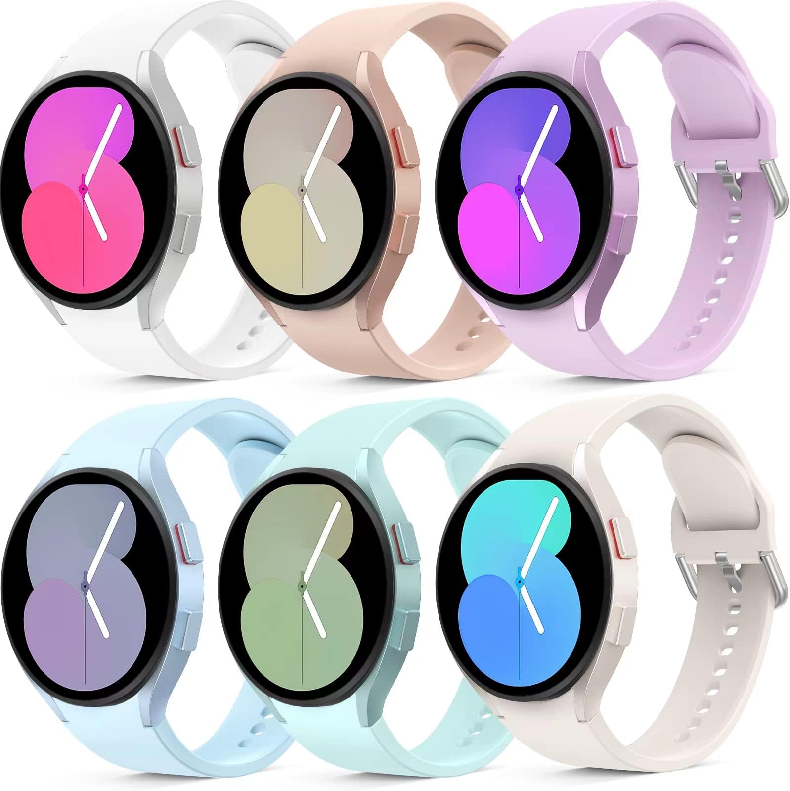 Higgs 6 Pack Strap Compatible with Samsung Galaxy Watch 6 5/4 40mm 44mm
