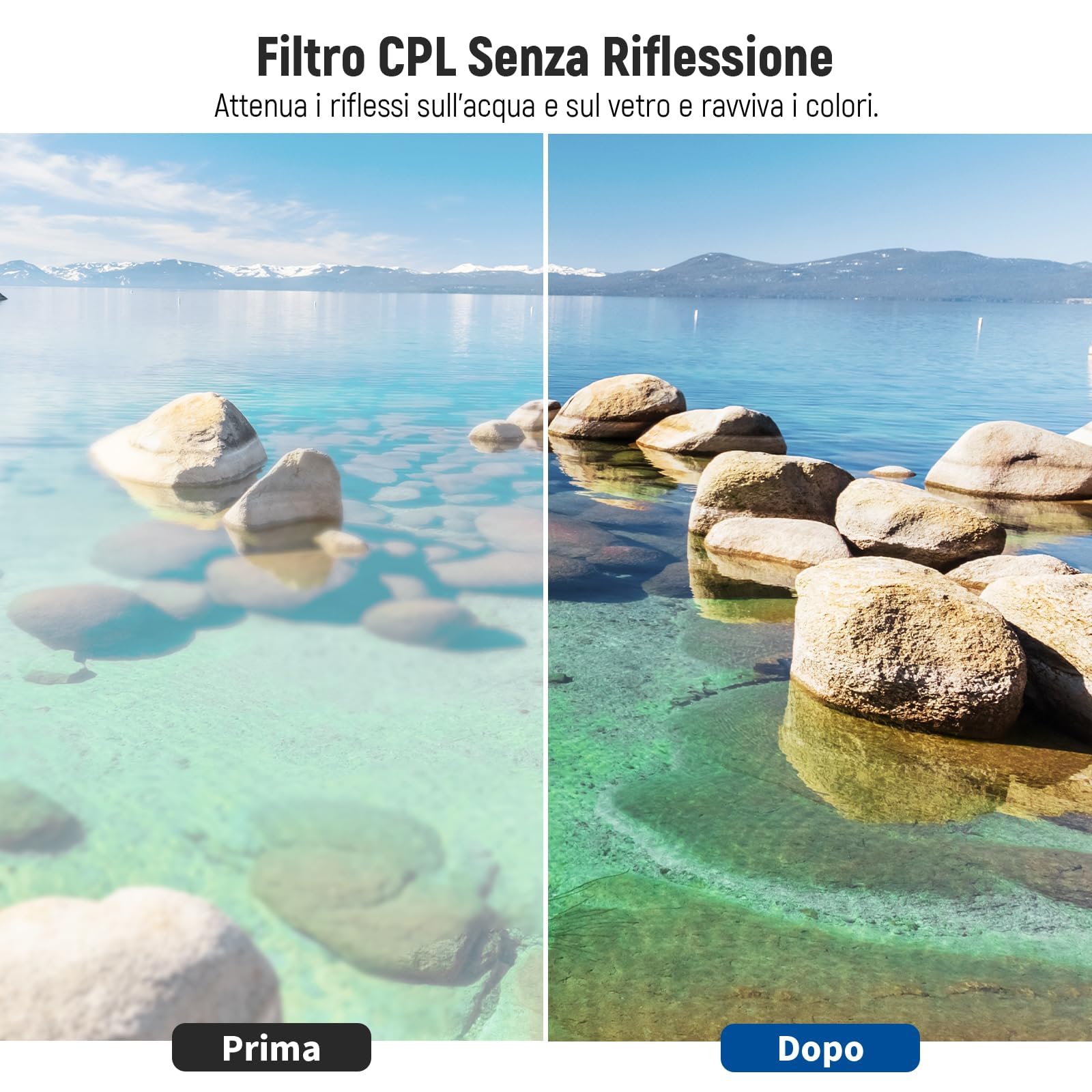 NEEWER Kit di filtri per lenti da 67 mm: UV, CPL, FLD, ND2, ND4, ND8, Parasole e copriobiettivo compatibili con Canon Nikon Sony Panasonic DSLR fotocamere con obiettivo 67 mm