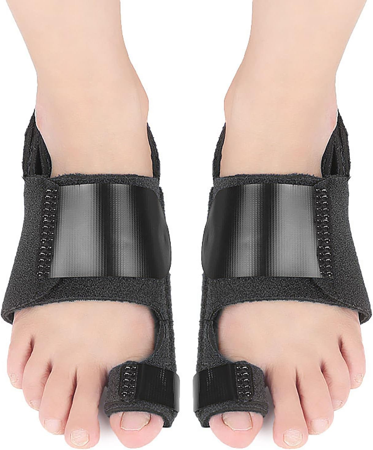 Bunion Splint (2PCS) - Bunion Corrector - Sleeve for Hallux Valgus Bunion Pain Relief - Non-Surgical Correction - Hammer Toe Straightener (Left)