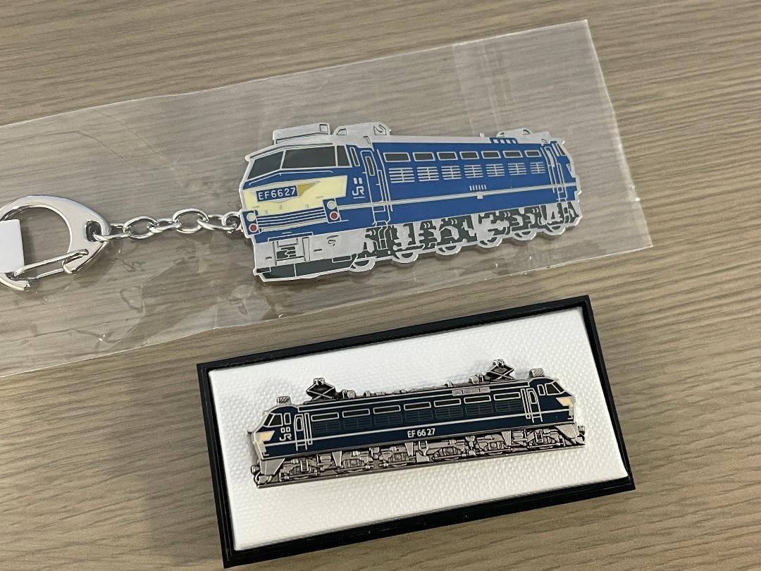 最終 国鉄 EF66 27 キーホルダー ネクタイピン 限定品 EF66形 0番台