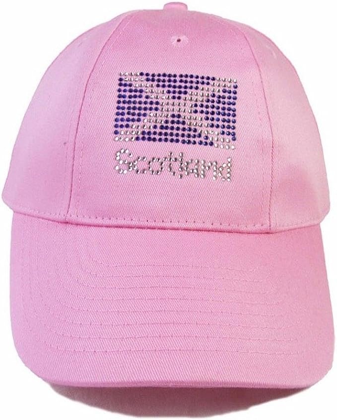 Scotland Flag Design Diamante Baseball 