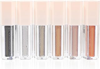 WOONEKY 6 piezas de sombra de ojos líquida co...