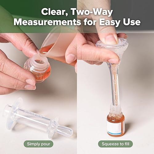 Miniatura 7 de haakaa Set de dispensador de medicina para bebés, esenciales para bebés, jeringa de medicina para bebés, diseño único de bola de silicona, silicona