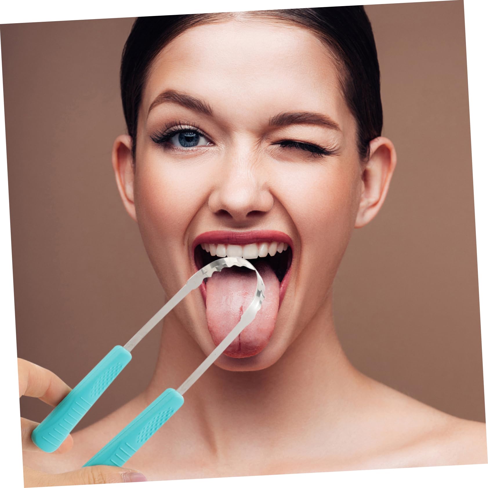 minkissy 15 Pz raschietto per lingua portatile scraper boca fornitura di denti strumento per la pulizia dell'igiene orale detergenti per la lingua raschietto per la lingua pulito detergente